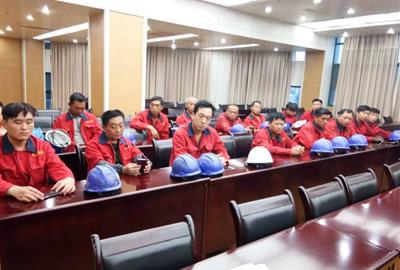 淮北项目进行开工前安全培训教育