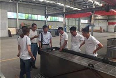 South Asian electronic material (Kunshan) Co., Ltd. leaders visited  to TUNA