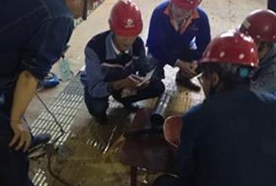 Jinchang project welder welding quality exam