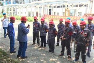 Hefei Anhui Joint Power Generation Co., Ltd. to carry out the Ministry of wet electrical heat stroke emergency drills