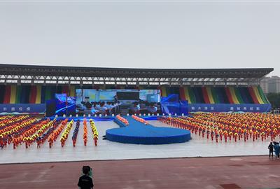 The First Sports Meeting Of Yuecheng District Opens -- TUNA Athletes Elegant Demeanor
